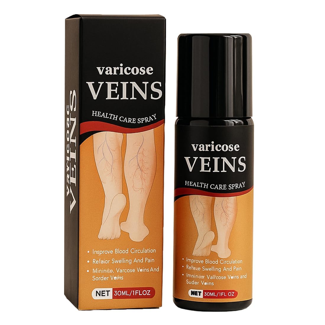Fito™ Varicose & Spider Vein Spray | Natural Herbal Therapy for Swelling, Fatigue & Vein Health (Pack of 2)