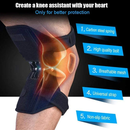Power Knee Support Booster | Pain Relief & Joint Stability Brace (Pair) (MV-112)