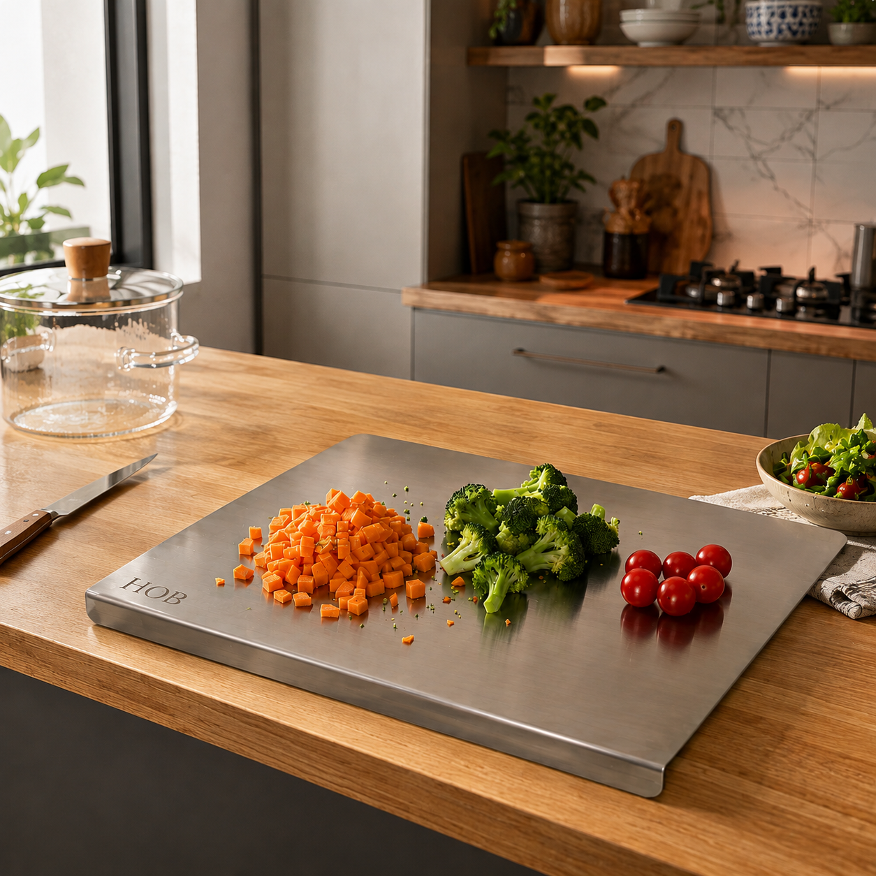 HOB™ Anti-Microbial Counter Guard & Prep Board