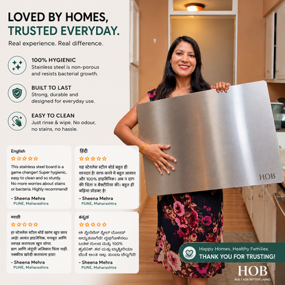 HOB™ Anti-Microbial Counter Guard & Prep Board
