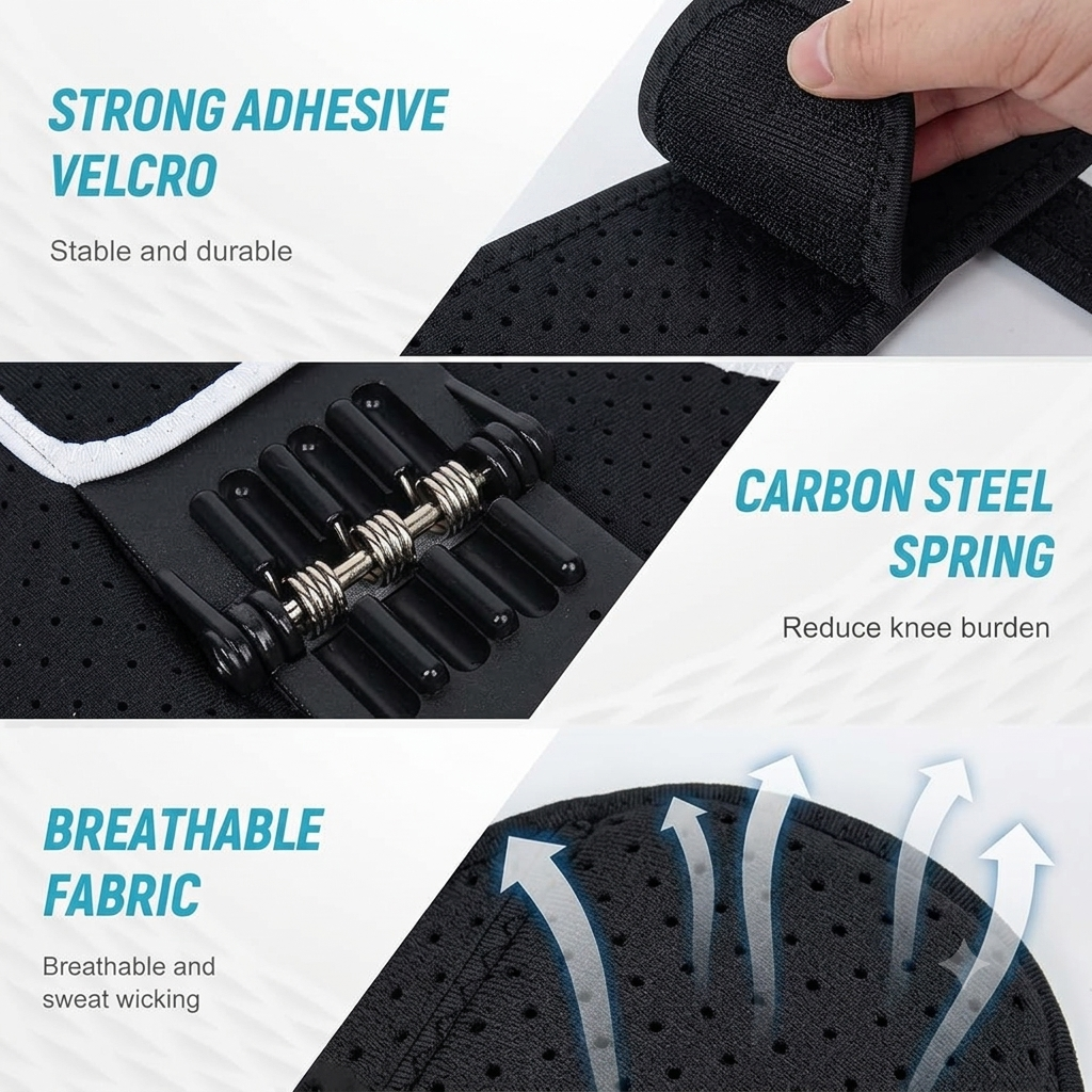 Power Knee Support Booster | Pain Relief & Joint Stability Brace (Pair) (MV-112)